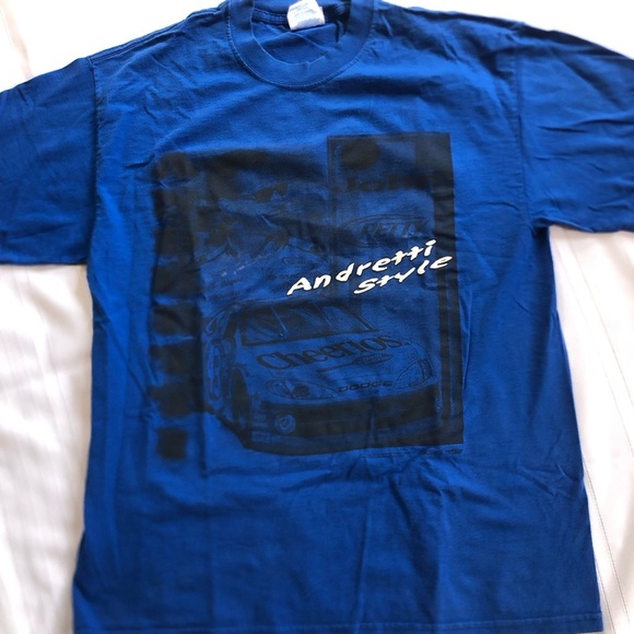 Vtg John Andretti Nascar Graphic Tee - Picture 1 of 10